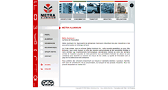 Desktop Screenshot of metra-aluminium.com